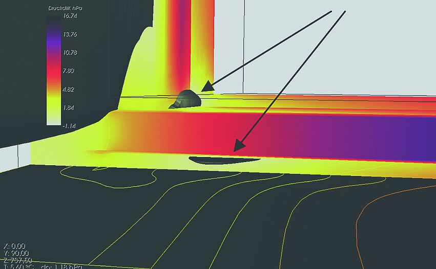 3D Wärmebrückenanalyse Kondensatz
